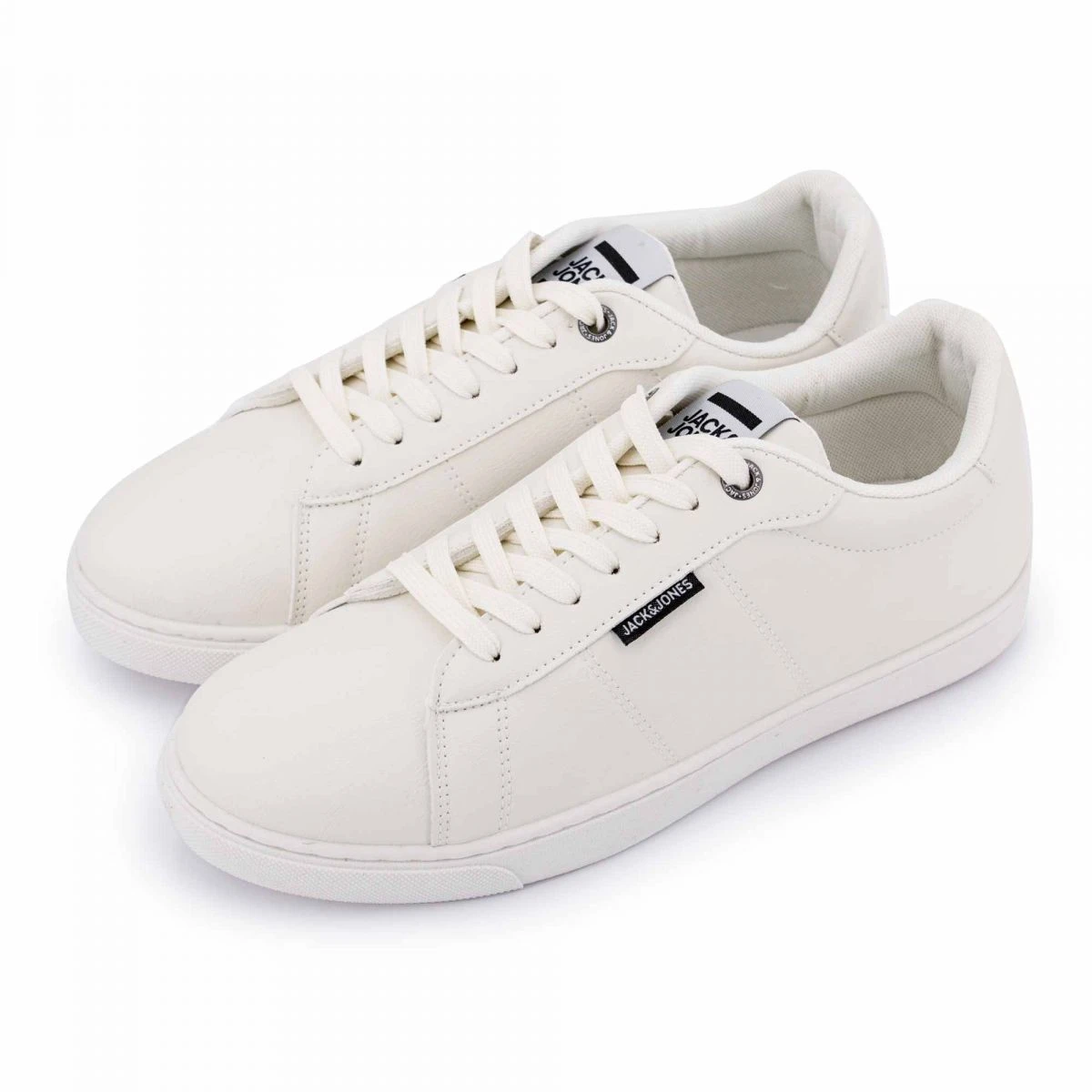 Basket Basse Blanche Lacet Ronde Logo Homme JACK & JONES 6 Basket Basse Blanche Lacet Ronde Logo Homme JACK & JONES – Image 4