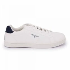 Basket Basse Che Dreni Blanc/marine T41-46 Homme CHEVIGNON