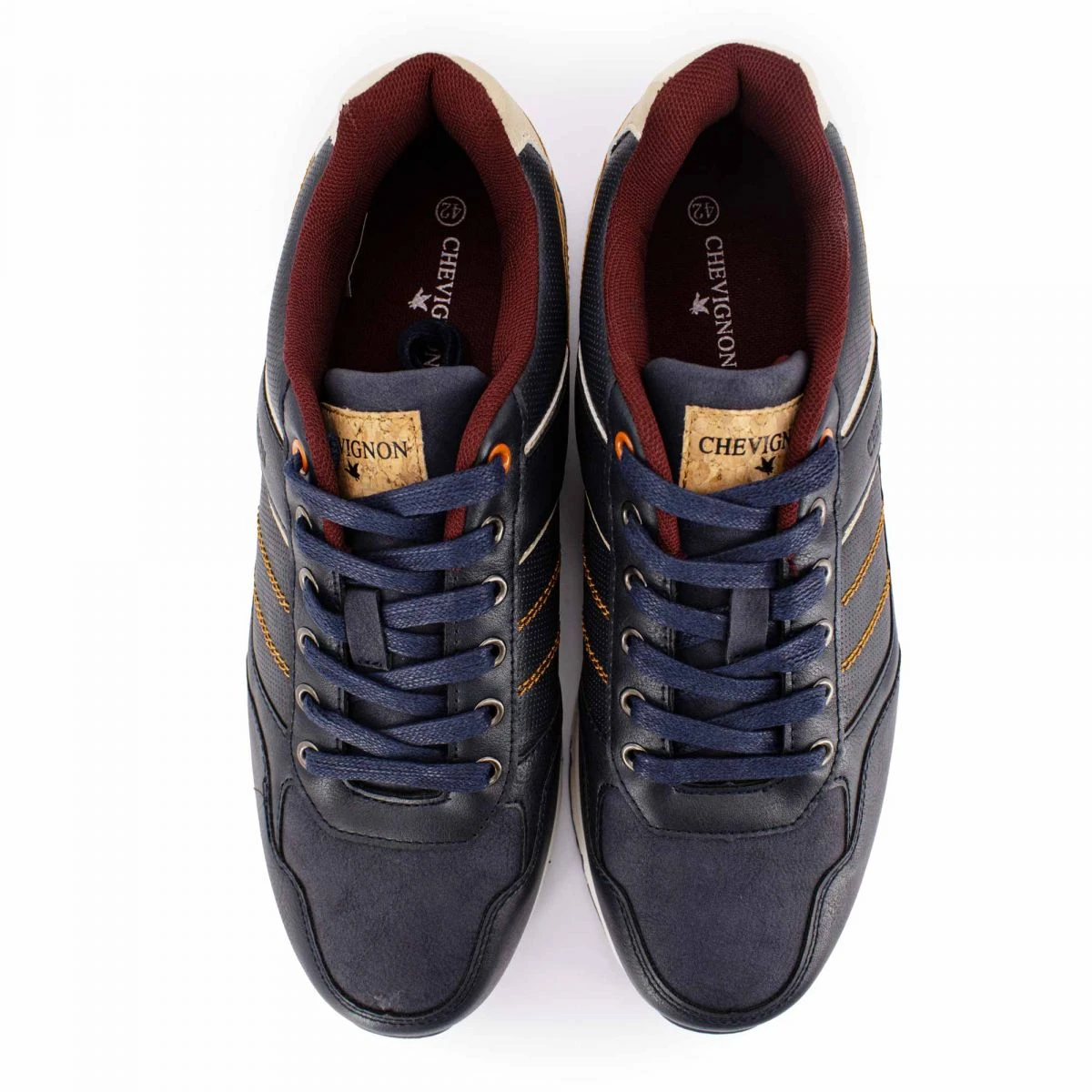 Basket Basse Che Echenay Marine T41-46 Homme CHEVIGNON 5 Basket Basse Che Echenay Marine T41-46 Homme CHEVIGNON – Image 3