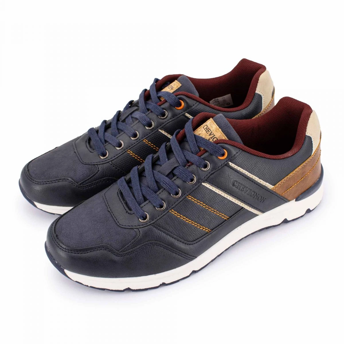 Basket Basse Che Echenay Marine T41-46 Homme CHEVIGNON 6 Basket Basse Che Echenay Marine T41-46 Homme CHEVIGNON – Image 4