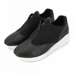 Basket Basse Cuir Zanya T35 Au 40 Noir Femme GHOSTIN -Dockers by Gerli Soldes Magasin basket basse cuir zanya t35 au 40 noir 3
