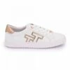 Basket Blanc/rose/or 5394708 T36-41 Femme TOM TAILOR -Dockers by Gerli Soldes Magasin basket blanc rose or 5394708 t36 41