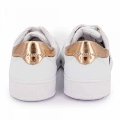 Basket Blanc/rose/or 5394708 T36-41 Femme TOM TAILOR -Dockers by Gerli Soldes Magasin basket blanc rose or 5394708 t36 41 4