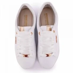 Basket Blanche 5394707 T36-41 Femme TOM TAILOR -Dockers by Gerli Soldes Magasin basket blanche 5394707 t36 41 2