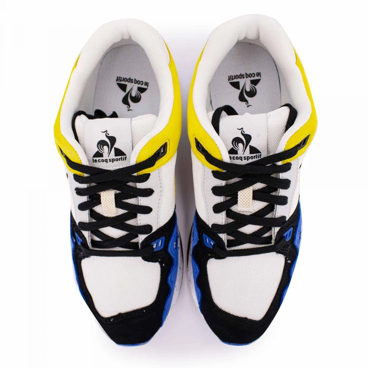 Basket LCS R1000 NINETIES Jaune/bleu/blanc Homme LE COQ SPORTIF 5 Basket LCS R1000 NINETIES Jaune/bleu/blanc Homme LE COQ SPORTIF – Image 3