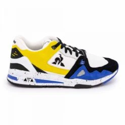 Basket LCS R1000 NINETIES Jaune/bleu/blanc Homme LE COQ SPORTIF