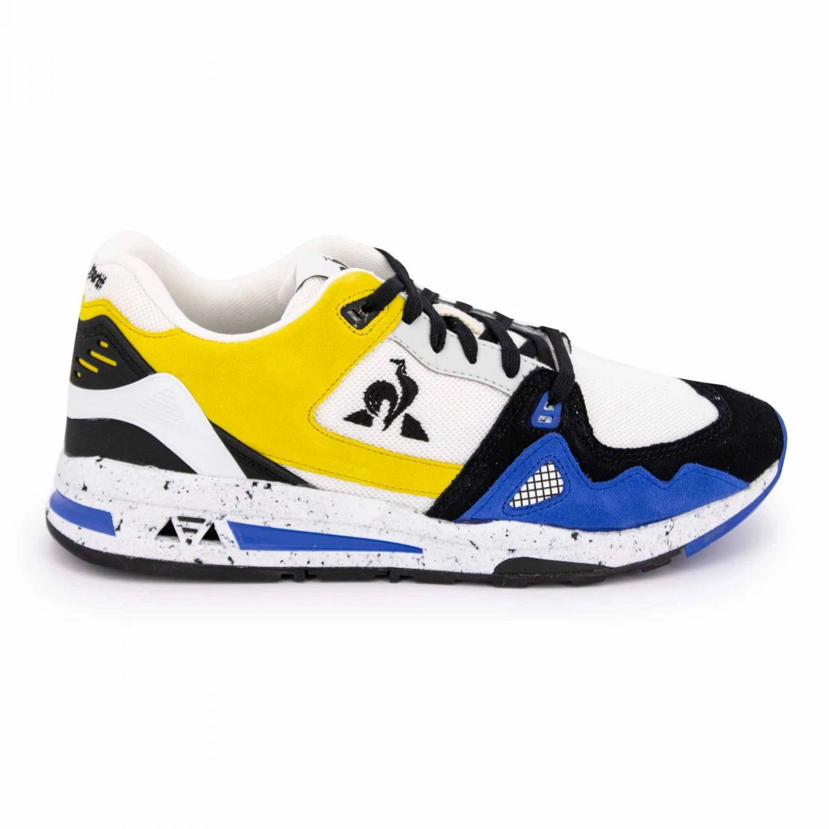 Basket LCS R1000 NINETIES Jaune/bleu/blanc Homme LE COQ SPORTIF 3 Basket LCS R1000 NINETIES Jaune/bleu/blanc Homme LE COQ SPORTIF