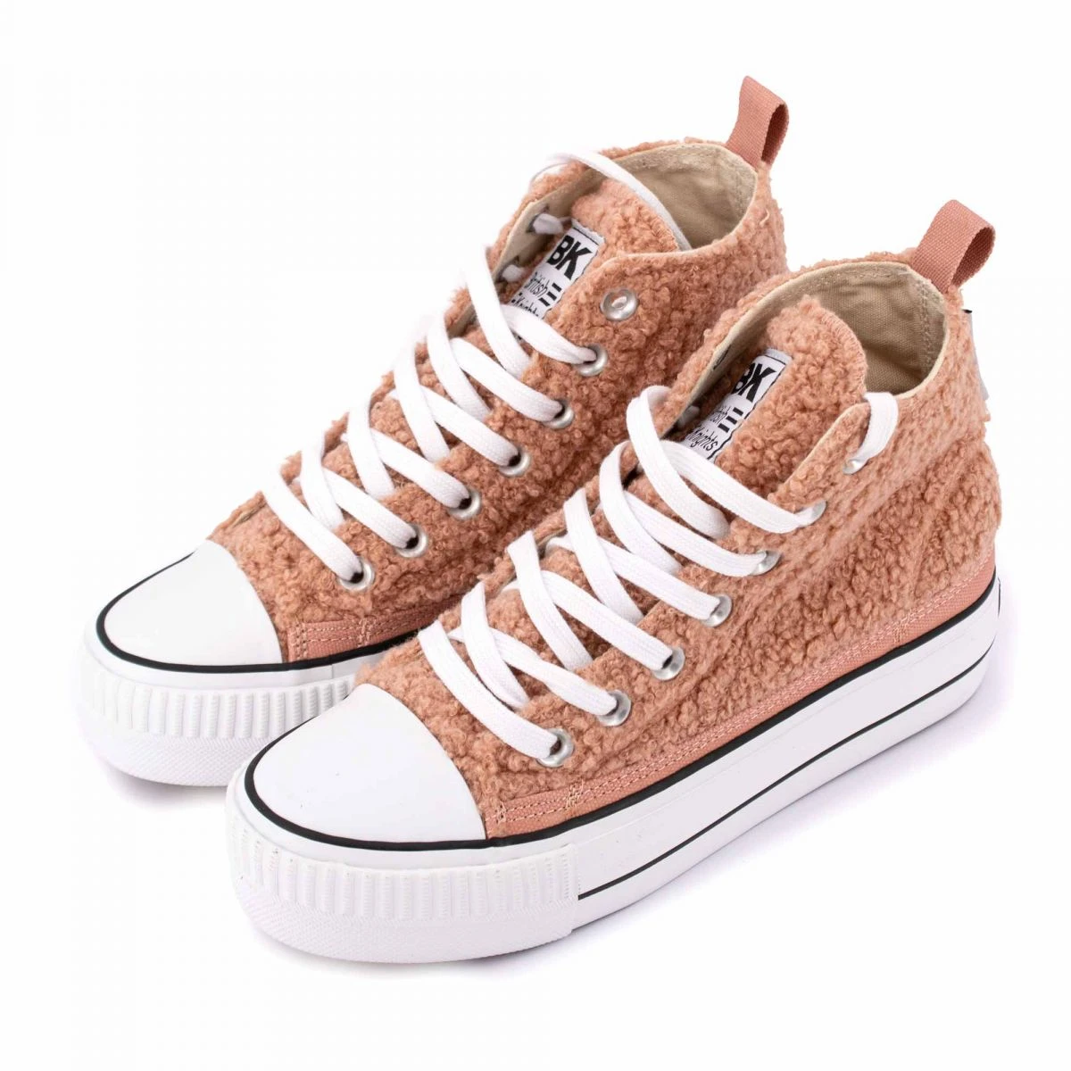 Basket Montante à Plateforme Effet Moumoute Femme BRITISH KNIGHTS 14 Basket Montante à Plateforme Effet Moumoute Femme BRITISH KNIGHTS – Image 12