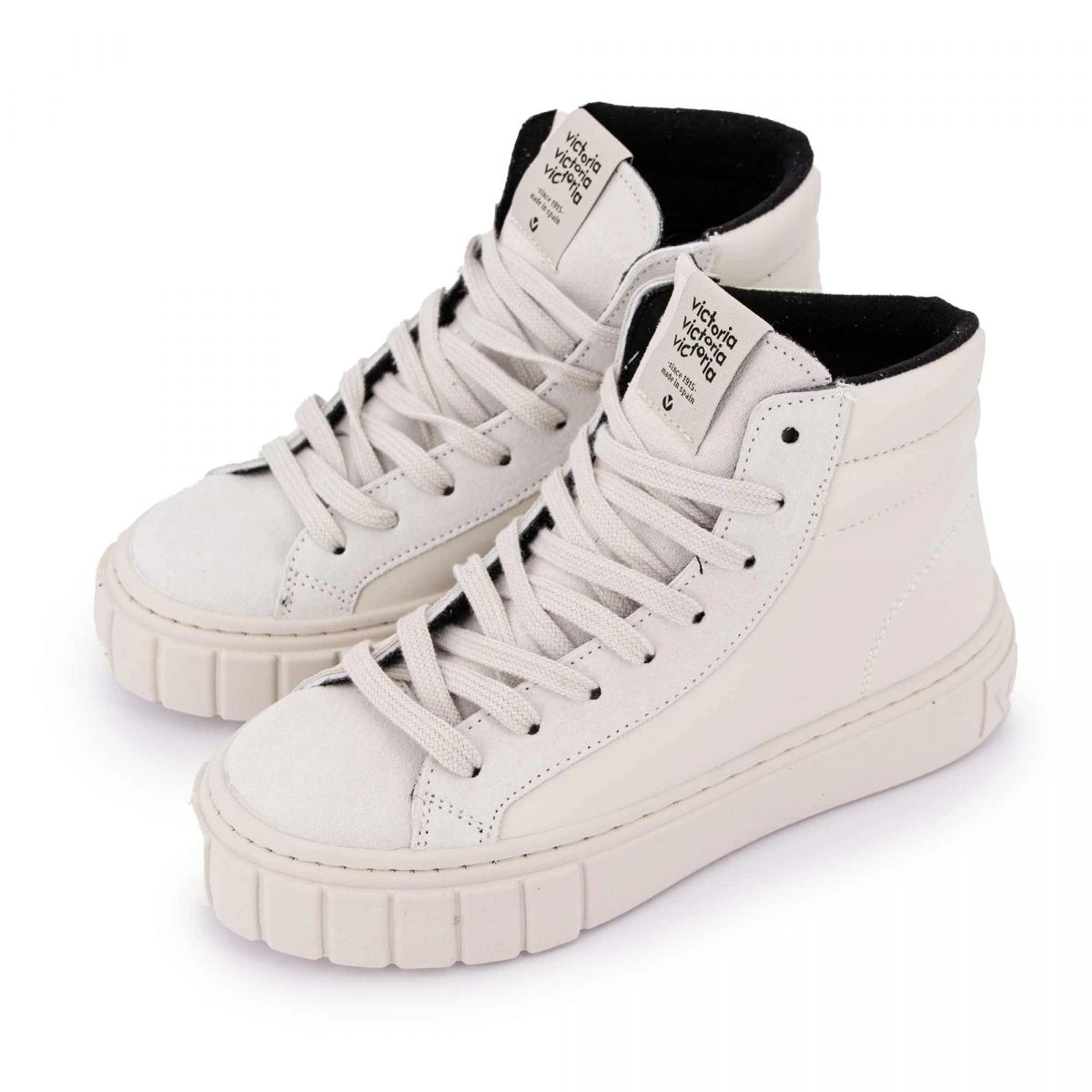 Basket Montante Semelle épaisse Cuir Femme VICTORIA 7 Basket Montante Semelle épaisse Cuir Femme VICTORIA – Image 5