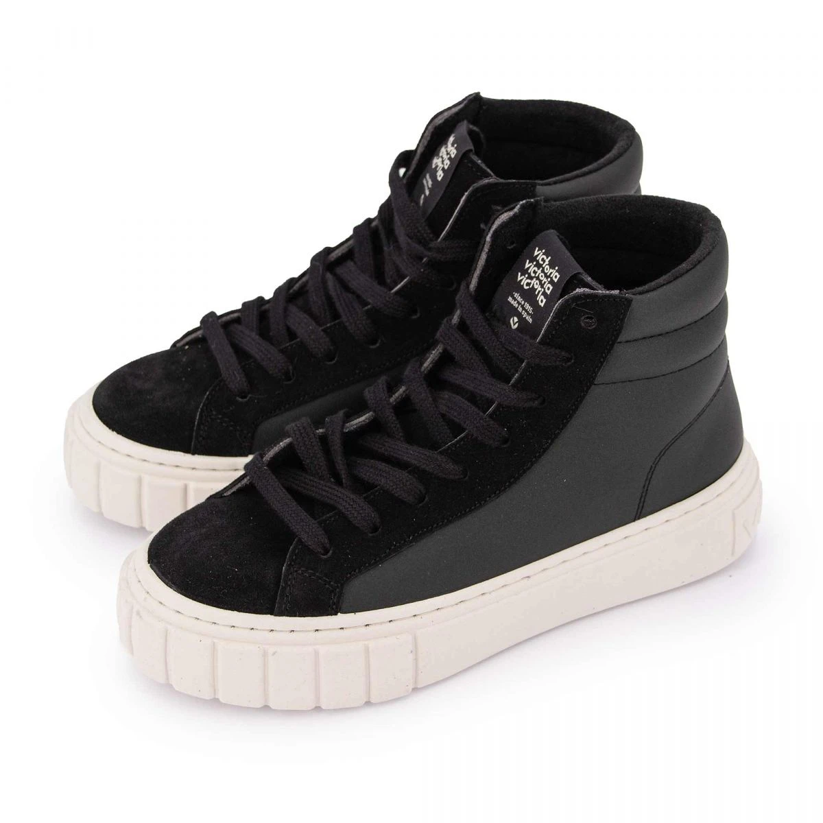 Basket Montante Semelle épaisse Cuir Femme VICTORIA 9 Basket Montante Semelle épaisse Cuir Femme VICTORIA – Image 7