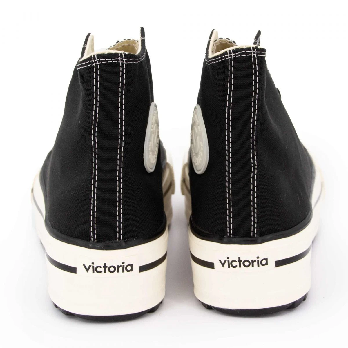 Basket Montante Toile Cirée Semelle Plateforme Femme VICTORIA 12 Basket Montante Toile Cirée Semelle Plateforme Femme VICTORIA – Image 10