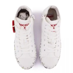 Basket Montantes Toile Peace & Love Lacet Zip Femme DOCKERS BY GERLI -Dockers by Gerli Soldes Magasin basket montantes toile peace love lacet zip femme dockers by gerli 3