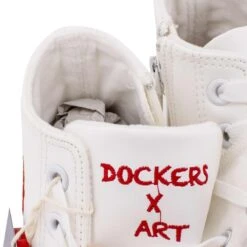 Basket Montantes Toile Peace & Love Lacet Zip Femme DOCKERS BY GERLI -Dockers by Gerli Soldes Magasin basket montantes toile peace love lacet zip femme dockers by gerli 6