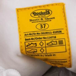 Basket Montantes Toile Peace & Love Lacet Zip Femme DOCKERS BY GERLI -Dockers by Gerli Soldes Magasin basket montantes toile peace love lacet zip femme dockers by gerli 8