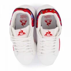 Basket Stadium Blanc/rouge Femme LE COQ SPORTIF -Dockers by Gerli Soldes Magasin basket stadium blanc rouge femme le coq sportif 2