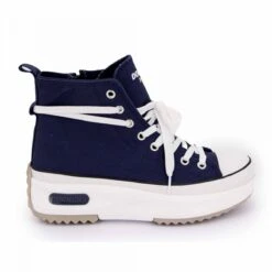 Basket Toile Montante Navy 51iv201710660 36/41 Femme DOCKERS BY GERLI