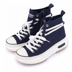 Basket Toile Montante Navy 51iv201710660 36/41 Femme DOCKERS BY GERLI -Dockers by Gerli Soldes Magasin basket toile montante navy 51iv201710660 36 41 3