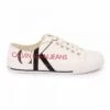 Baskets 000b4r0856100 Blanc T35-40 Toile Femme CALVIN KLEIN