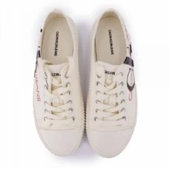 Baskets 000b4r0856100 Blanc T35-40 Toile Femme CALVIN KLEIN -Dockers by Gerli Soldes Magasin baskets 000b4r0856100 blanc t35 40 toile 2