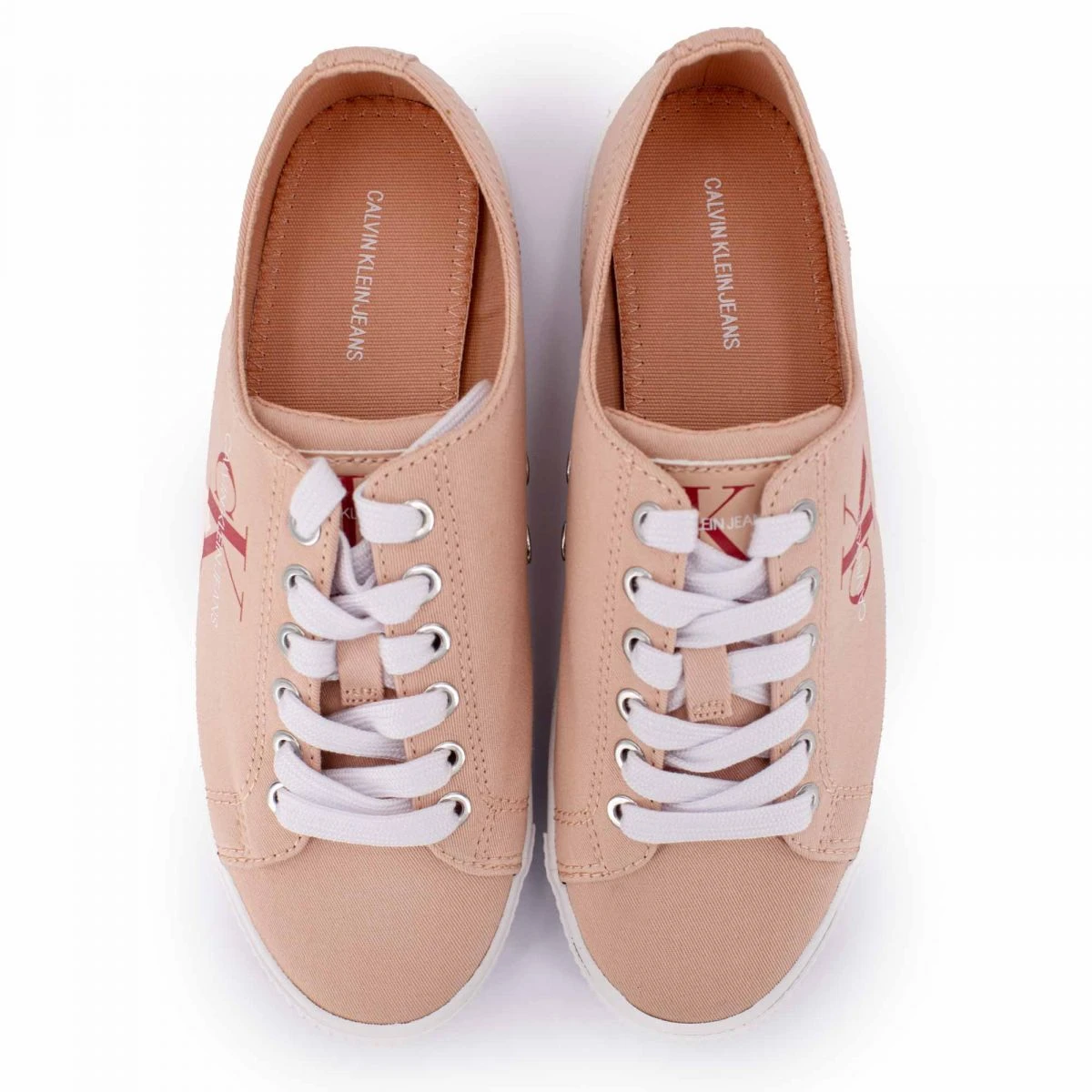 Baskets 000b4r0896680 Rose T35-41 Toile Femme CALVIN KLEIN 5 Baskets 000b4r0896680 Rose T35-41 Toile Femme CALVIN KLEIN – Image 3