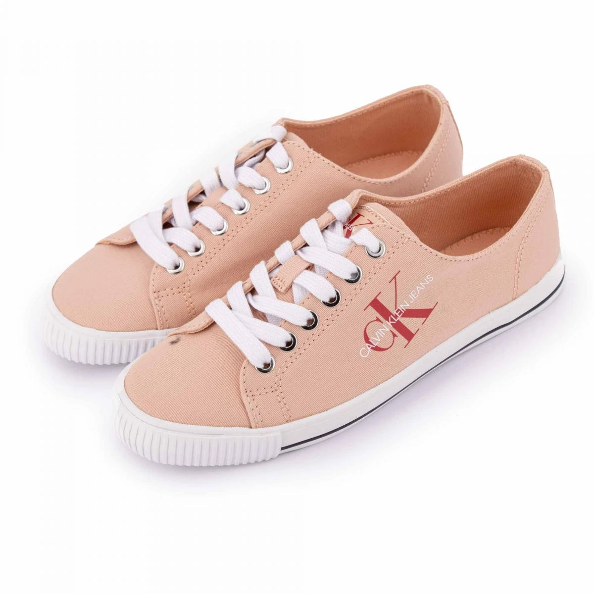 Baskets 000b4r0896680 Rose T35-41 Toile Femme CALVIN KLEIN 6 Baskets 000b4r0896680 Rose T35-41 Toile Femme CALVIN KLEIN – Image 4