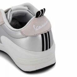 Baskets Argent Cuir Freccia-403-02 T36/40 Femme VESPA -Dockers by Gerli Soldes Magasin baskets argent cuir freccia 403 02 t36 40 4