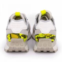 Baskets Argenté Imprimé Python Fluo 36/41 Femme VICTORIA -Dockers by Gerli Soldes Magasin baskets argente imprime python fluo 36 41 femme victoria 4