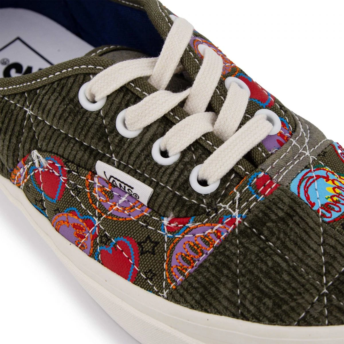 Baskets Authentic Patchwork Surpiqures Motifs Coeurs Et Smileys Basses T39 Au 47 Homme VANS 16 Baskets Authentic Patchwork Surpiqures Motifs Coeurs Et Smileys Basses T39 Au 47 Homme VANS – Image 14