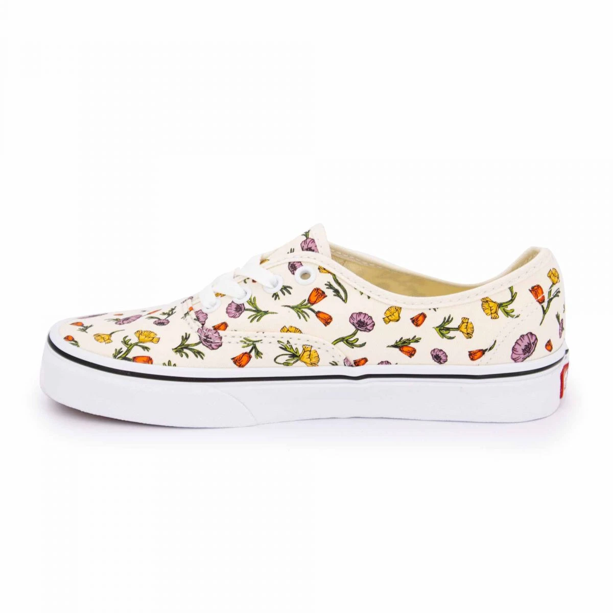 Baskets Authentic Poppy Floral Basses Crème T35-40,5 Femme VANS 4 Baskets Authentic Poppy Floral Basses Crème T35-40,5 Femme VANS – Image 2