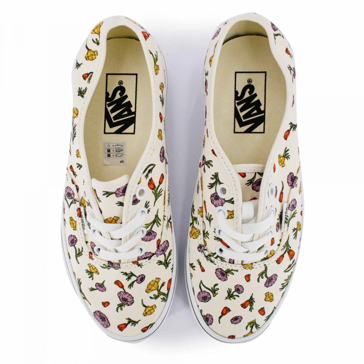 Baskets Authentic Poppy Floral Basses Crème T35-40,5 Femme VANS 5 Baskets Authentic Poppy Floral Basses Crème T35-40,5 Femme VANS – Image 3