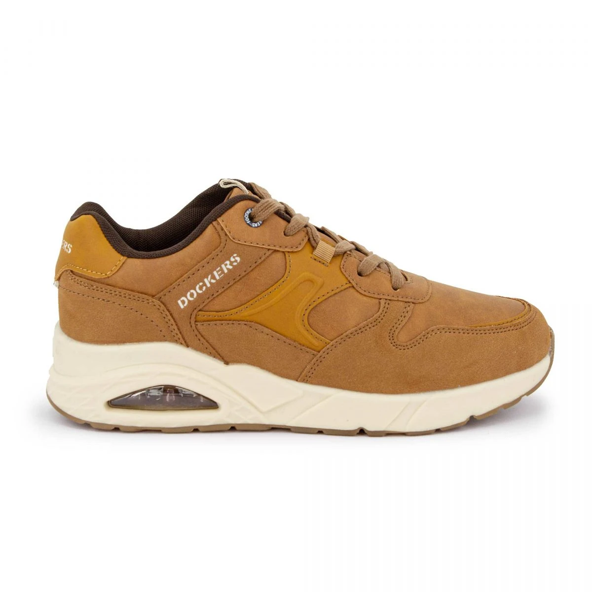 Baskets Avec Semelle Amovible Streetwear Effet Cuir à Lacets Homme DOCKERS BY GERLI 4 Baskets Avec Semelle Amovible Streetwear Effet Cuir à Lacets Homme DOCKERS BY GERLI – Image 2