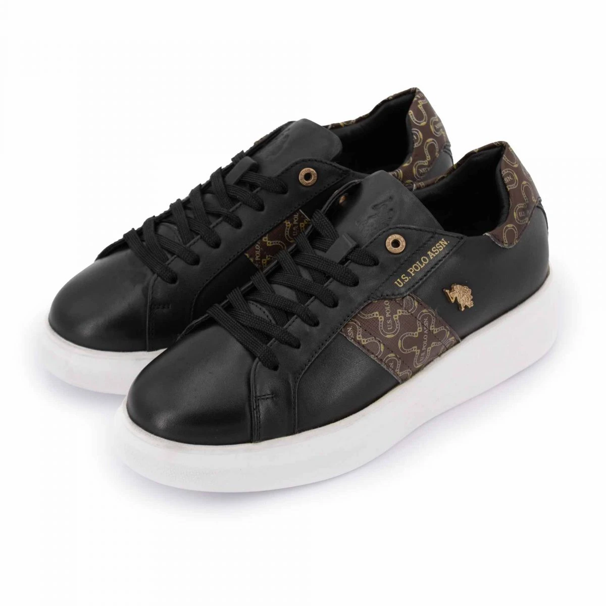 Baskets Bandes Colorés Imprimé Fer à Cheval Et Logo Femme US POLO 14 Baskets Bandes Colorés Imprimé Fer à Cheval Et Logo Femme US POLO – Image 12