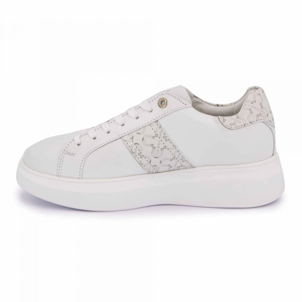 Baskets Bandes Colorés Imprimé Fer à Cheval Et Logo Femme US POLO 7 Baskets Bandes Colorés Imprimé Fer à Cheval Et Logo Femme US POLO – Image 5