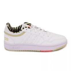 Baskets Basses 3 Bandes Finitions Rayures Zèbre Lacets Femme ADIDAS