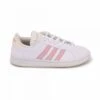 Baskets Basses 3 Bandes Roses Lacets Blanches Femme ADIDAS -Dockers by Gerli Soldes Magasin baskets basses 3 bandes roses lacets blanches femme adidas