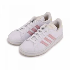 Baskets Basses 3 Bandes Roses Lacets Blanches Femme ADIDAS 11 Baskets Basses 3 Bandes Roses Lacets Blanches Femme ADIDAS -Dockers by Gerli Soldes Magasin baskets basses 3 bandes roses lacets blanches femme adidas 2