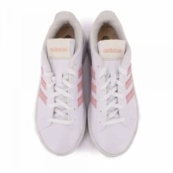 Baskets Basses 3 Bandes Roses Lacets Blanches Femme ADIDAS 12 Baskets Basses 3 Bandes Roses Lacets Blanches Femme ADIDAS -Dockers by Gerli Soldes Magasin baskets basses 3 bandes roses lacets blanches femme adidas 3