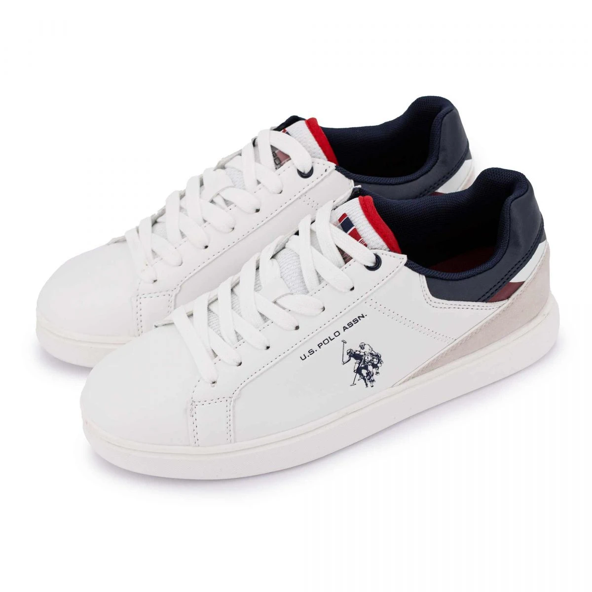 Baskets Basses à Lacets Logo Imprimé Et Bandes Décoratives Homme US POLO 8 Baskets Basses à Lacets Logo Imprimé Et Bandes Décoratives Homme US POLO – Image 6