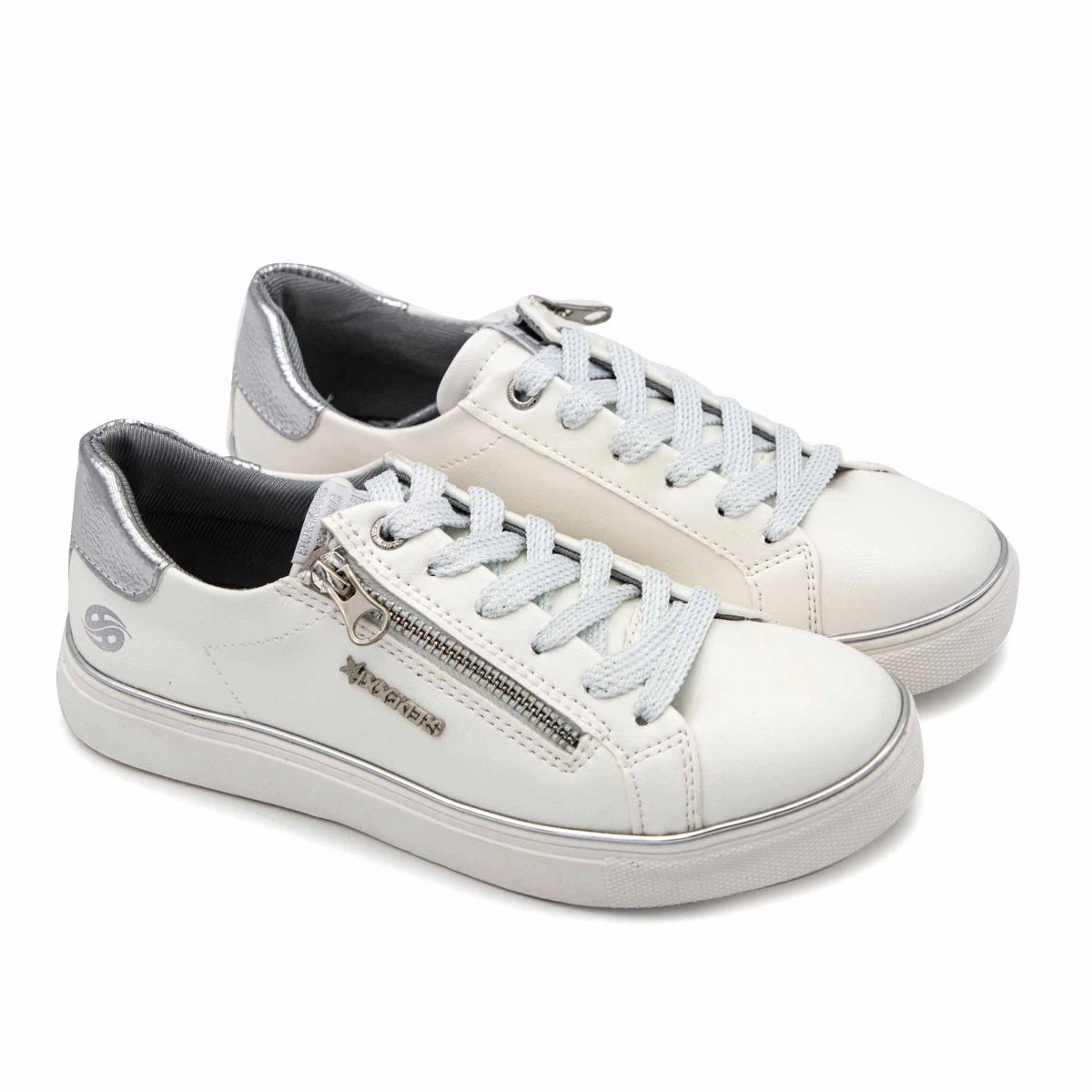 Baskets Basses Blanches Femme DOCKERS BY GERLI 6 Baskets Basses Blanches Femme DOCKERS BY GERLI – Image 4