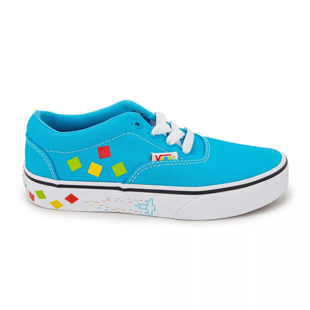 Baskets Basses Bleue Motifs Graphiques Parsemés T28-39 Enfant VANS 3 Baskets Basses Bleue Motifs Graphiques Parsemés T28-39 Enfant VANS