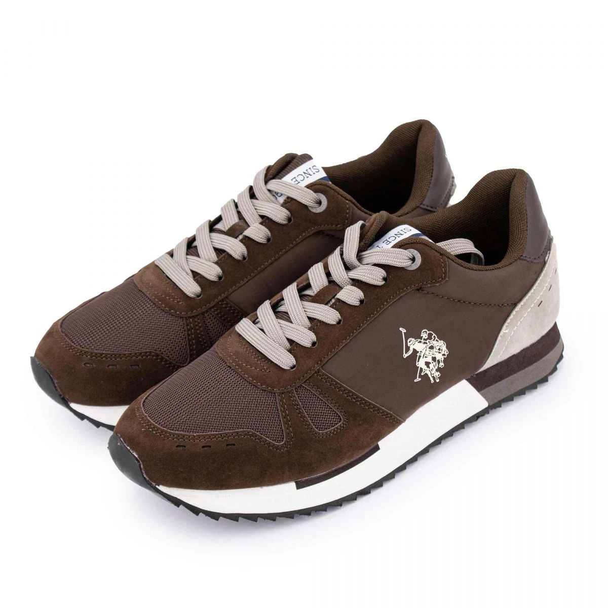 Baskets Basses Color Block Légères Avec Lacets Homme US POLO 9 Baskets Basses Color Block Légères Avec Lacets Homme US POLO – Image 7