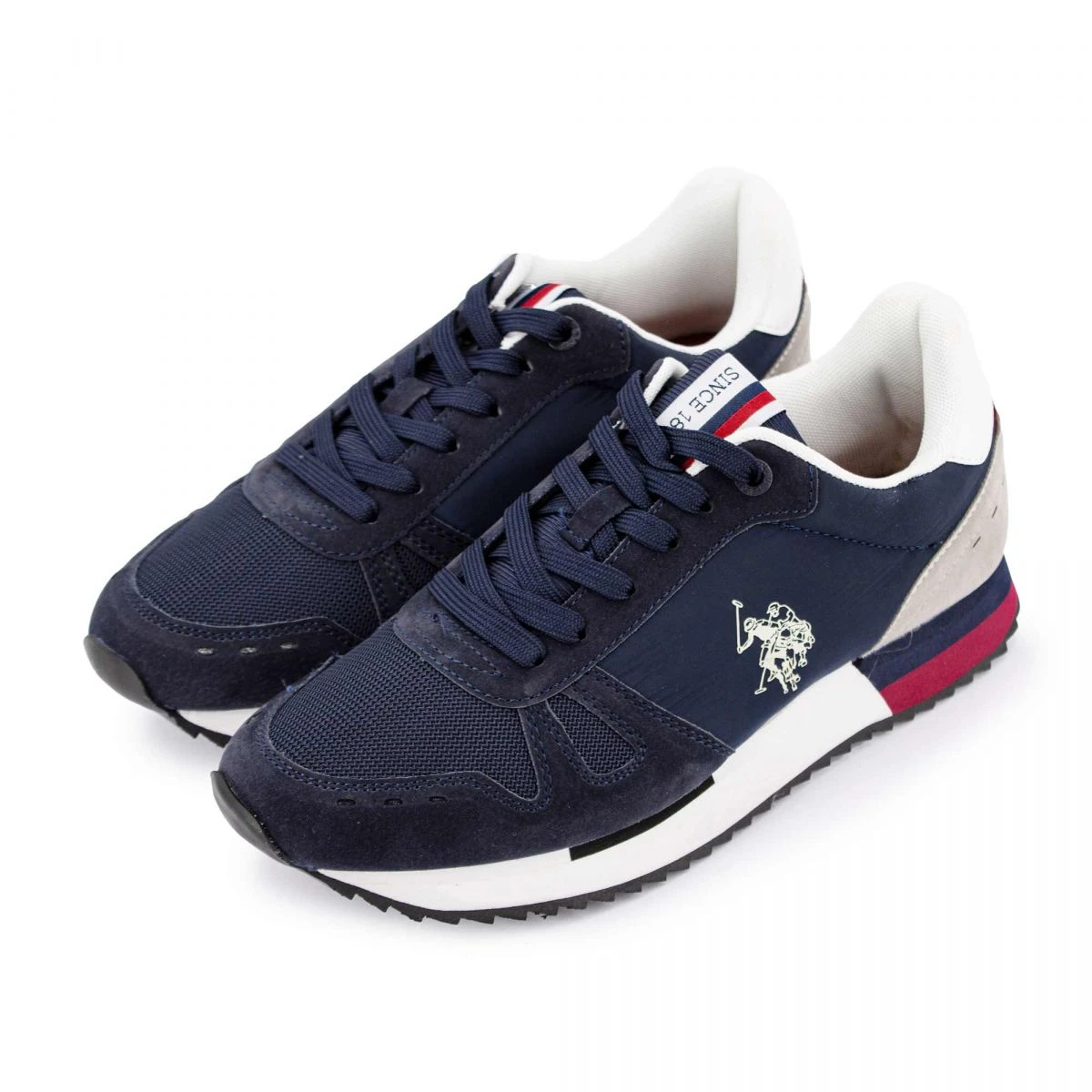 Baskets Basses Color Block Légères Avec Lacets Homme US POLO 10 Baskets Basses Color Block Légères Avec Lacets Homme US POLO – Image 8