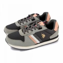 Baskets Basses Confortables Bi-matière Multicolores Lacets Nobil Femme US POLO -Dockers by Gerli Soldes Magasin baskets basses confortables bi matiere multicolores lacets nobil femme us polo 3