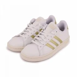 Baskets Basses Cuir 3 Bandes Dorées Lacets Blanches Femme ADIDAS 11 Baskets Basses Cuir 3 Bandes Dorées Lacets Blanches Femme ADIDAS -Dockers by Gerli Soldes Magasin baskets basses cuir 3 bandes dorees lacets blanches femme adidas 2