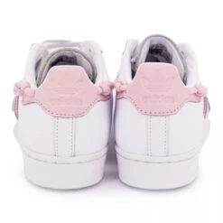 Baskets Basses Cuir Perforé 3 Bandes Roses Lacets Femme ADIDAS -Dockers by Gerli Soldes Magasin baskets basses cuir perfore 3 bandes roses lacets femme adidas 4
