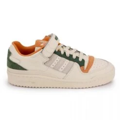 Baskets Basses Cuir Suède Scratch Lacets Multicolores Femme ADIDAS