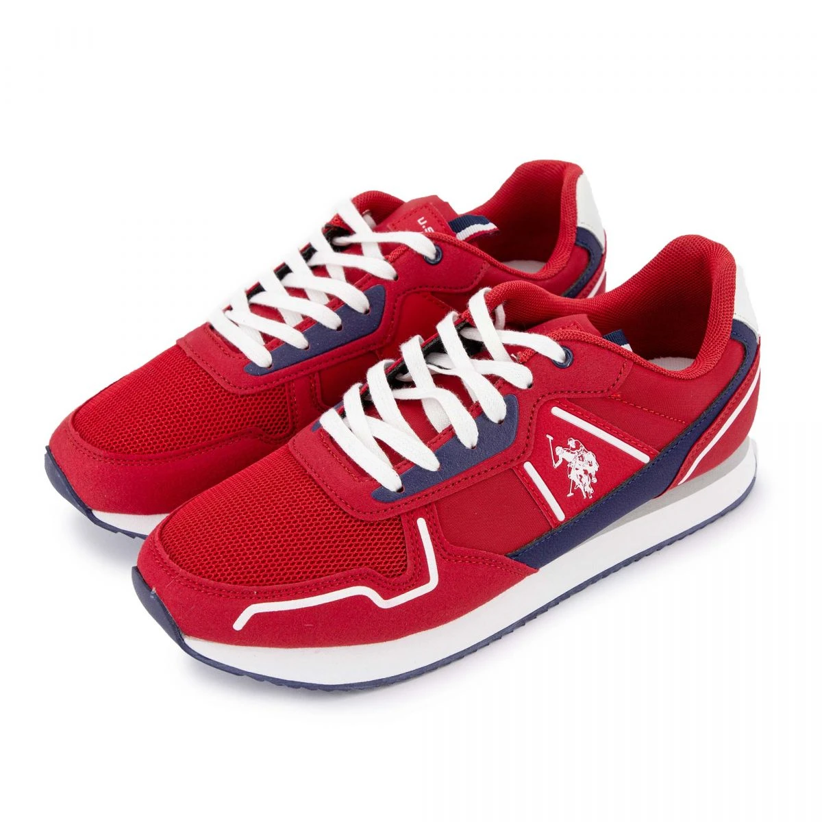 Baskets Basses En Toile Avec Découpes Nobil Homme US POLO 13 Baskets Basses En Toile Avec Découpes Nobil Homme US POLO – Image 11