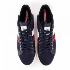 Baskets Basses En Toile Double Bande Marcx Homme US POLO -Dockers by Gerli Soldes Magasin baskets basses en toile double bande marcx homme us polo 10