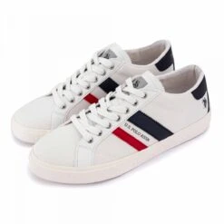 Baskets Basses En Toile Double Bande Marcx Homme US POLO -Dockers by Gerli Soldes Magasin baskets basses en toile double bande marcx homme us polo 13