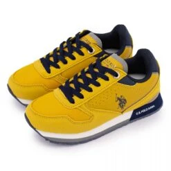 Baskets Basses En Toile Effet Suédine à Lacets Enfant US POLO -Dockers by Gerli Soldes Magasin baskets basses en toile effet suedine a lacets enfant us polo 5